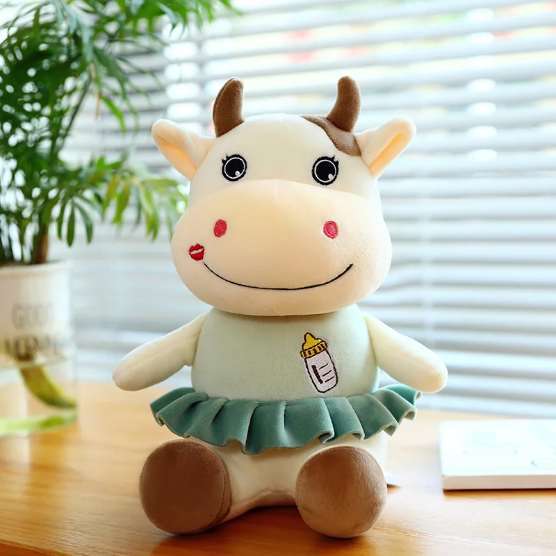 2020 креативный новогодний бык талисман плюшевая игрушка корова Кукла зодиака |