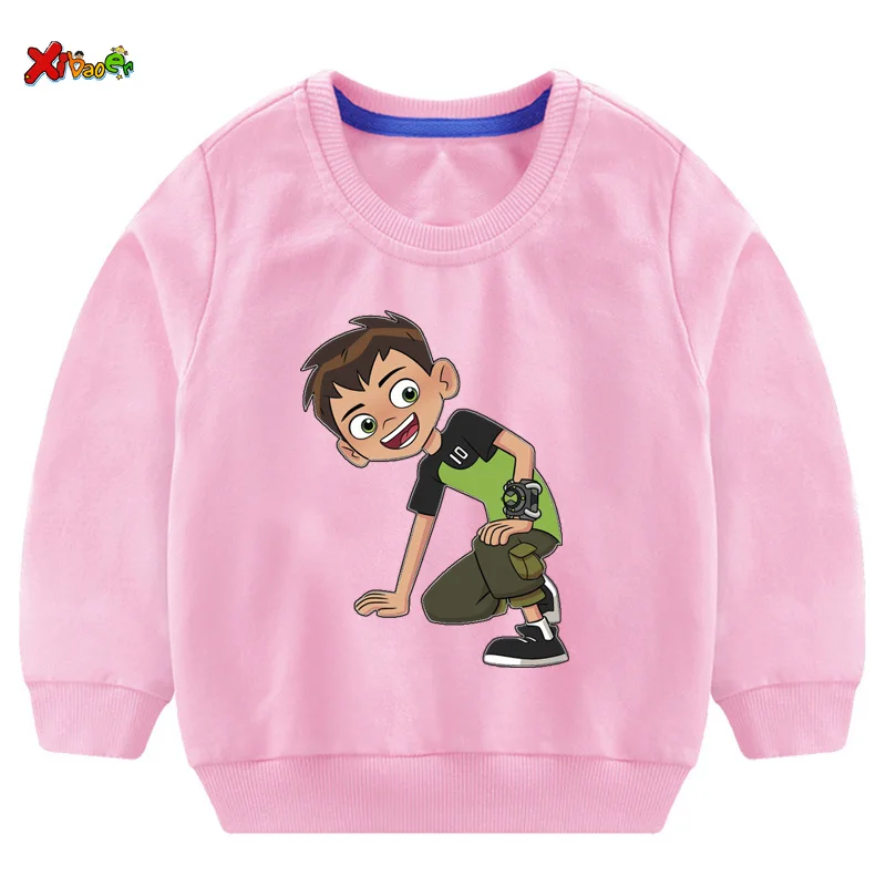 Толстовки для маленьких мальчиков Ben10; худи для маленьких мальчиков; хлопковые детские толстовки с капюшоном; детская одежда; толстовки с длинными рукавами; спортивная одежда для малышей