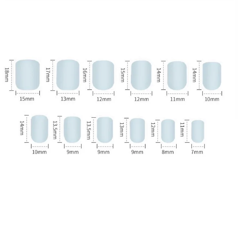 

GAM-BELLE 24Pcs Full Cover Artificial Toe Nails French Glitter Mirror False Nail Art Decoration DIY Press On Nails Manicure Tool