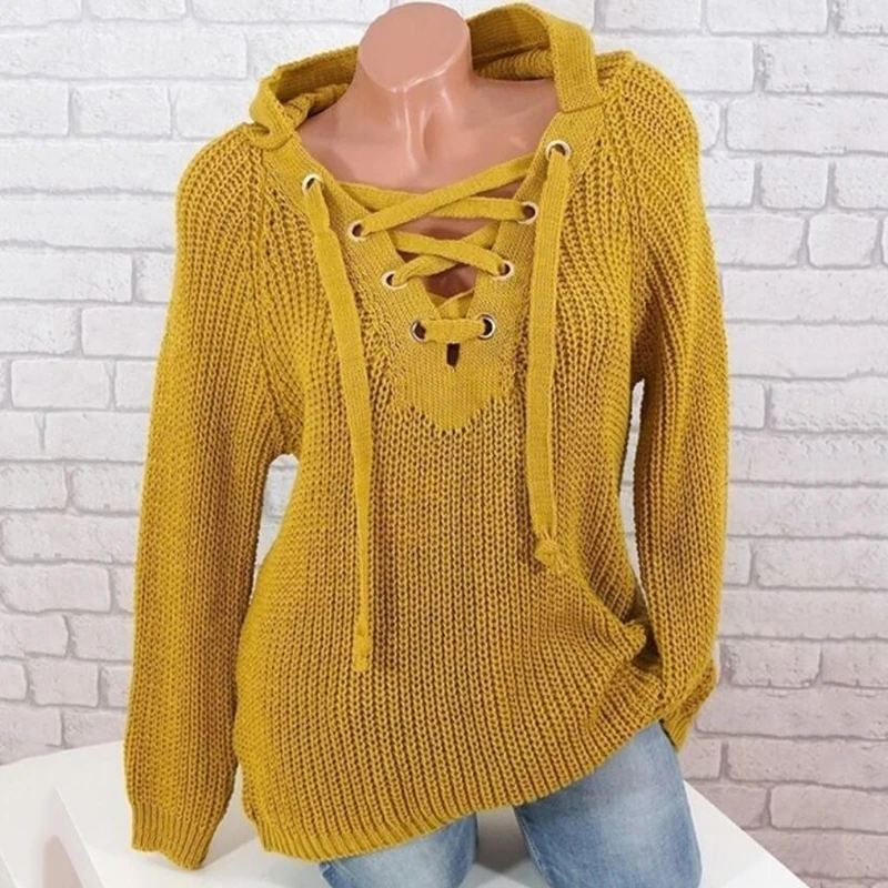 Женский свитер 2020 осень зима новый однотонный базовый с длинным рукавом на