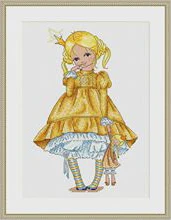 Beautiful girl 3 Рукоделие 14CT 16CT 18CT вышивка крестиком, сделай сам счет вышивки крестом, набор вышивки, красивая девушка - Цвет: Beautiful girl 3