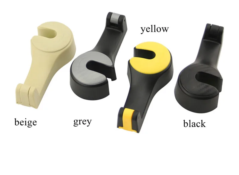 2 In1 автомобиля крючки спинки сиденья вешалка для сумок держатель телефона Подставка микрофона автомобилей