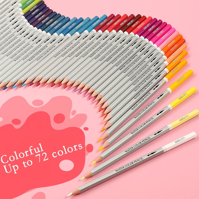 48/72 цветные водорастворимые карандаши художественные принадлежности для