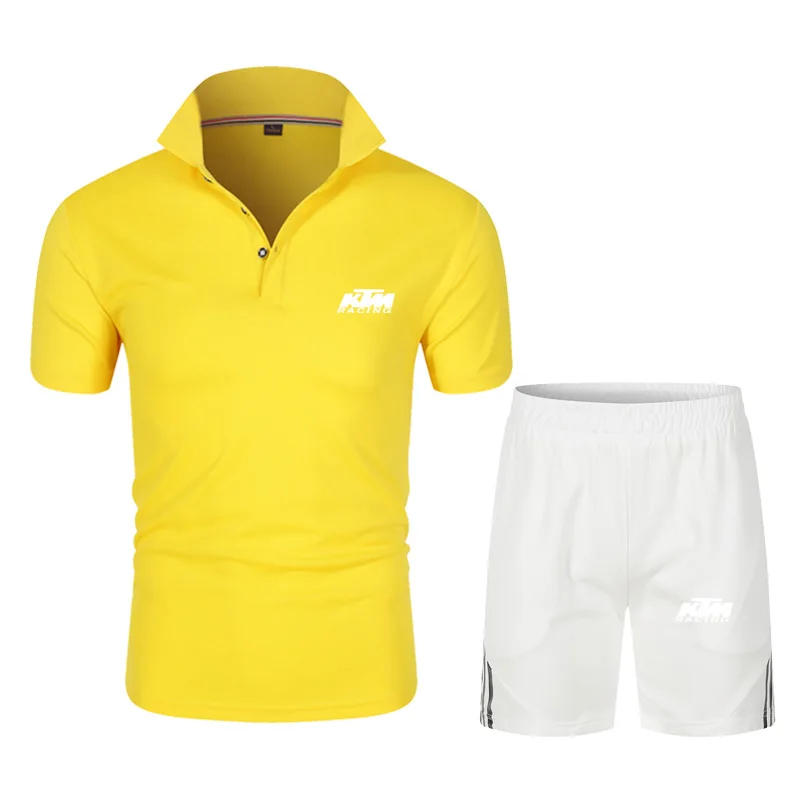 

Sets Loose Short Sleeve Shorts with a Trendy Suit M-3XL Pant Summer 2021 New Men's Two Casual Pant Closure Type Out Side Length