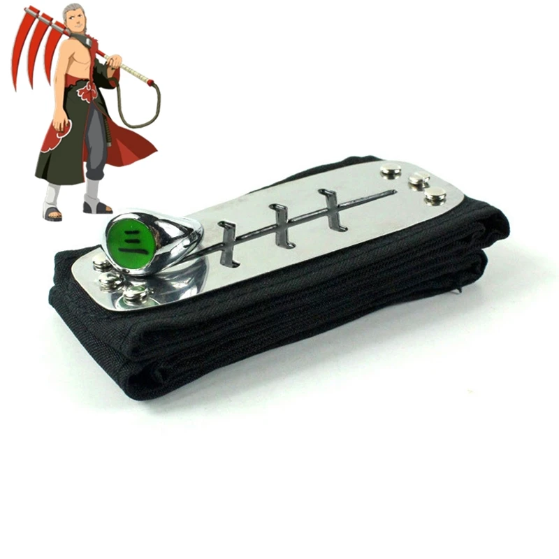 2 шт./компл. аниме аксессуары Акацуки Дейдара Itachi заставка кольцо косплей костюм