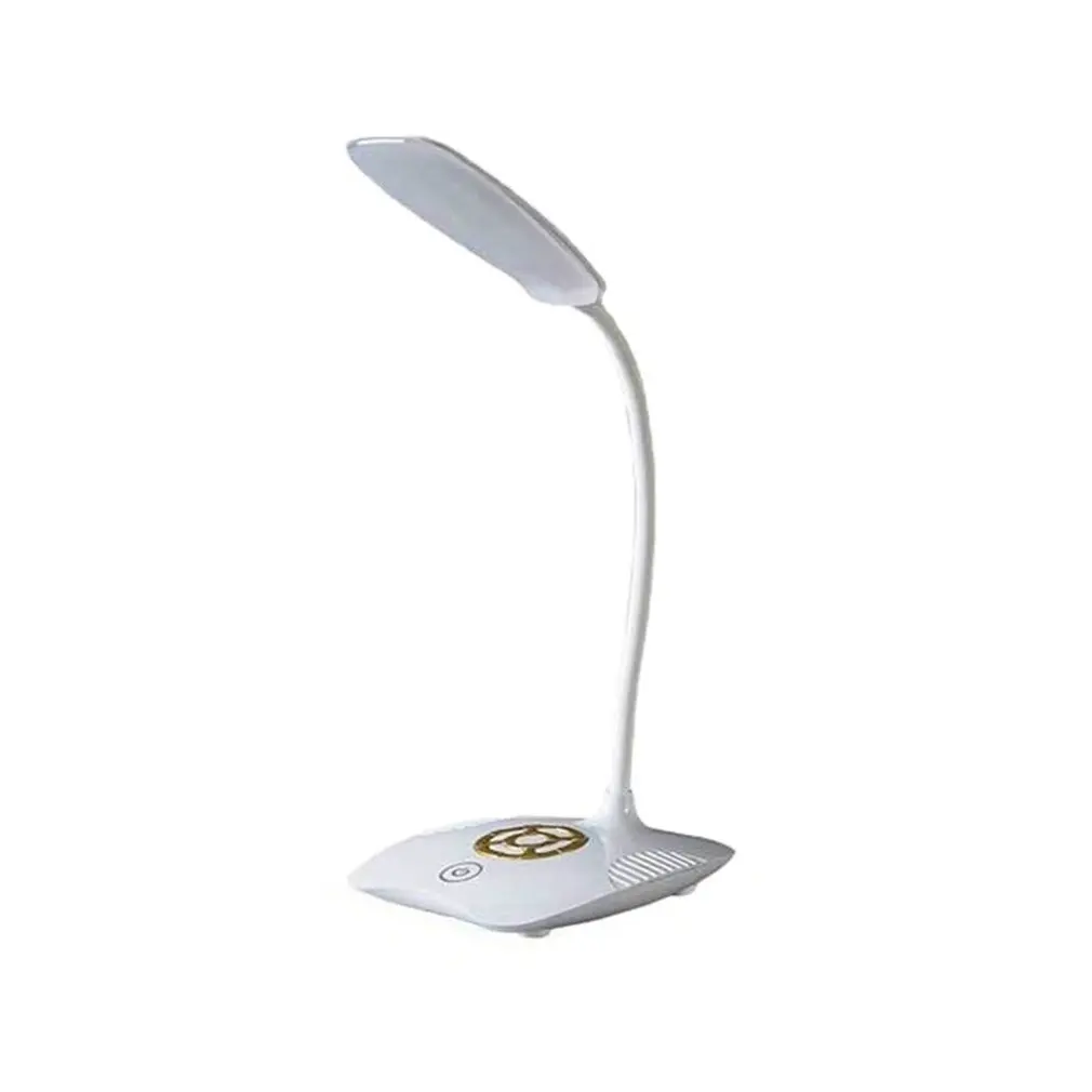 

Hot New Dimmable LED Wireless Charging Desk Lamp 3 Brightness Levels Eye Protection Reading Touch Lamp With USB Port Charging