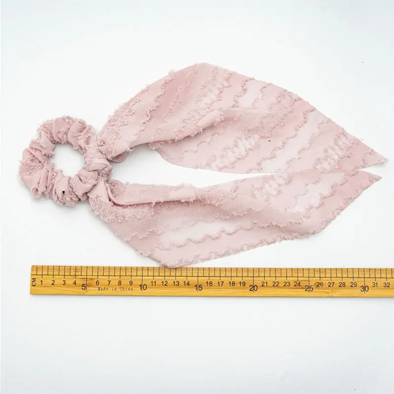 

Women's Large Intestine Circle Knotted Ponytail Streamer Fabric Hair Circle Head Rope Headwear Beautiful Fashion Natural Style