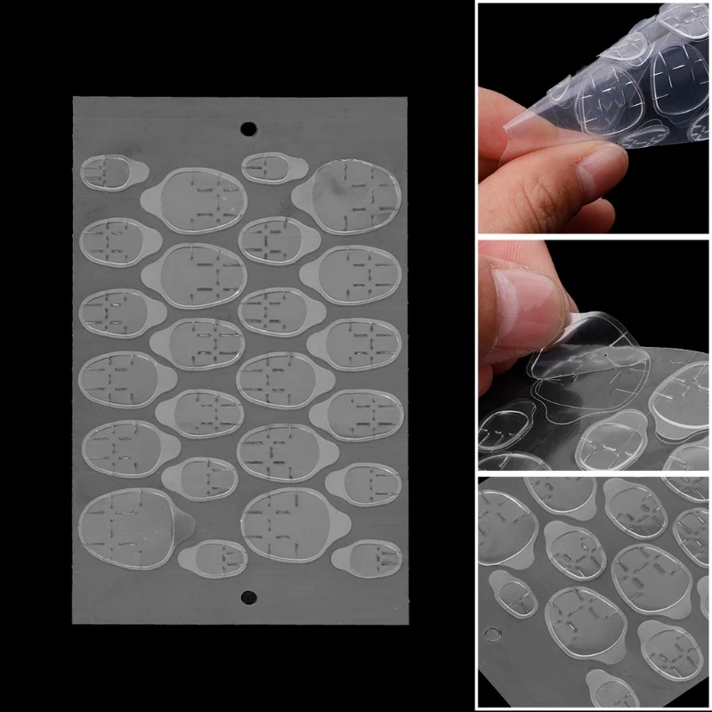 24 шт./лист Пластиковые Двухсторонние самоклеящиеся вкладки для инструментов