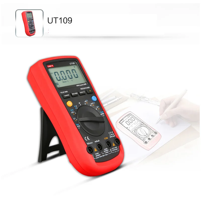 UNI-T UT109 портативный автомобильный многофункциональные метры Автоматический