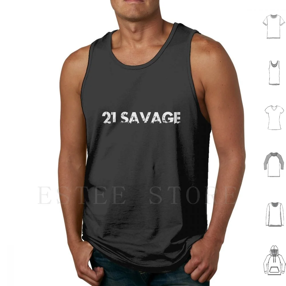 

Savage Rapper Tee Tank Tops Vest Lyrical Music Rap Rapper Hip Hop Hiphop Trending Logo Trend Lemonade Treyway Eskeetit