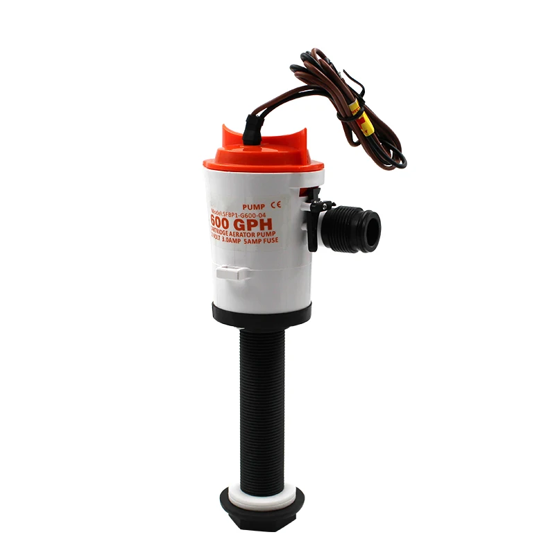350 600 800 GPH 12 V лодка Livewell аэратор Baitwell аэрационный насос 19 мм Погружной бак для