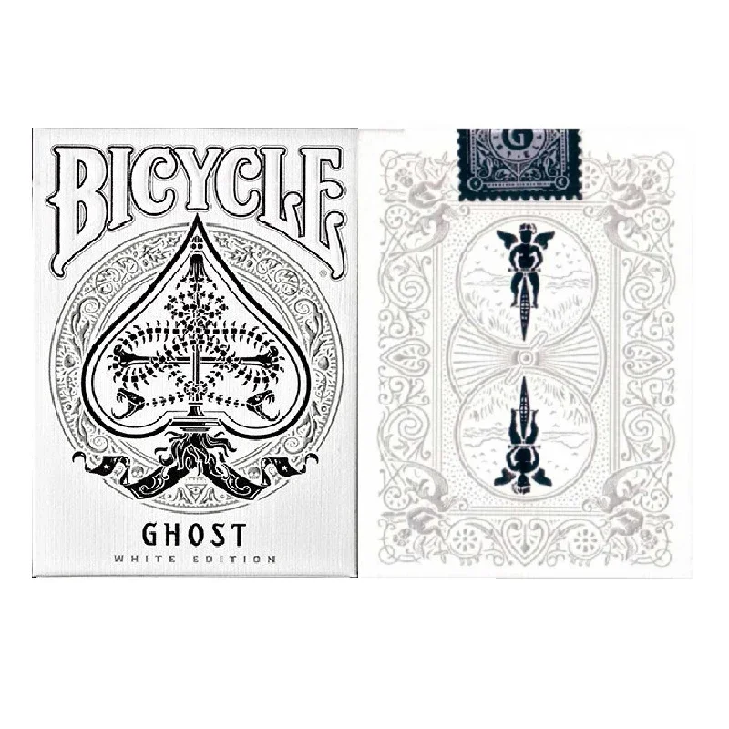 

Bicycle Ghost Legacy Edition Playing Cards White Deck Collectible Poker Card Games Magic Tricks Props