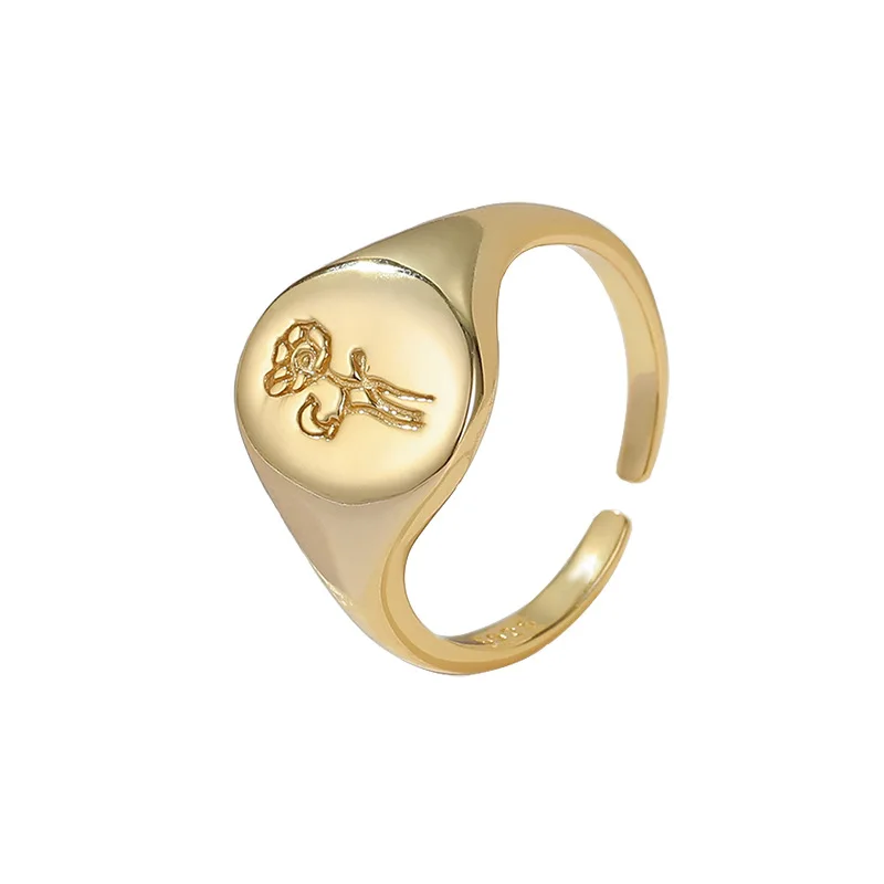 

Fashion Simple Smooth Metal Dainty Ring For Women European And American Temperament Ring Best Friend 2021 Trends Jewelry