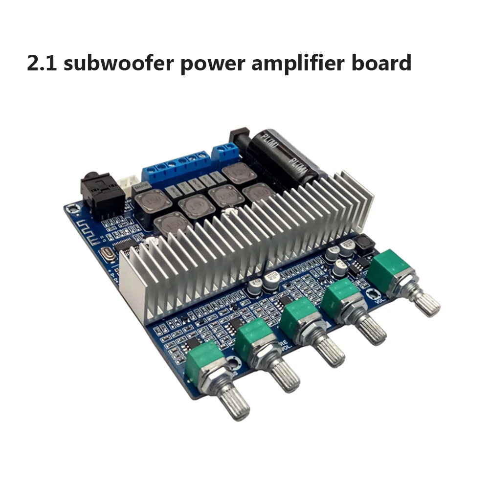 TPA3116 сабвуферный усилитель плата 2 1 каналов высокой мощности Bluetooth 4 аудио DC12V 24V 2*50