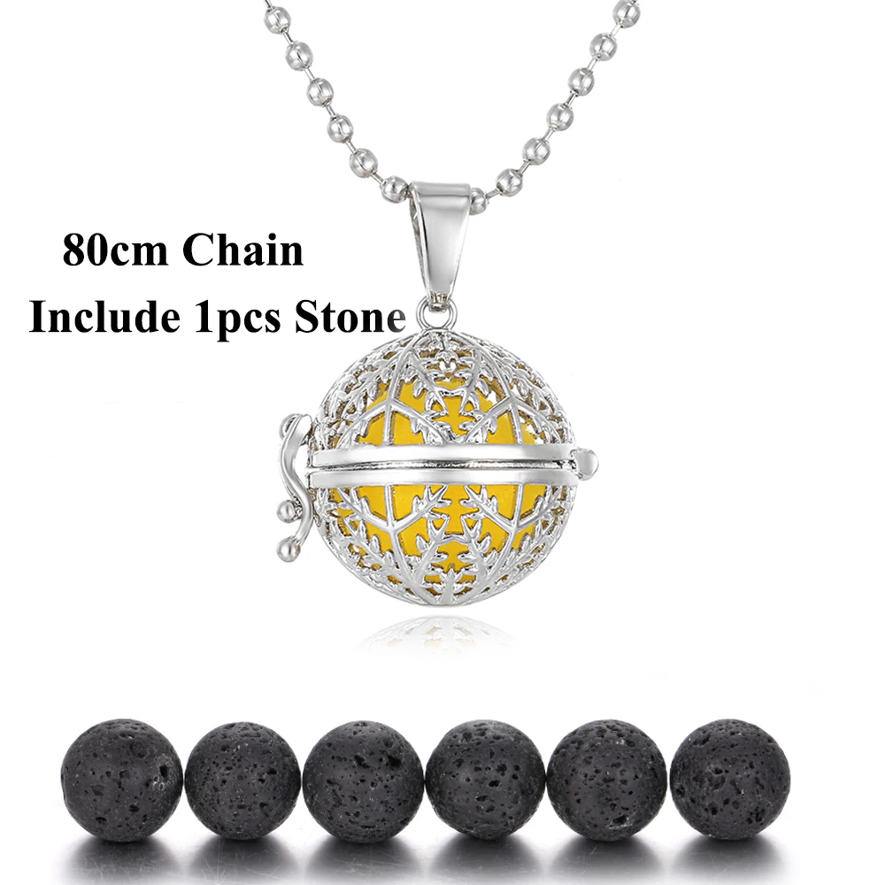 Новинка 16 мм кулон из лавового камня ожерелье медальон античный вулканический