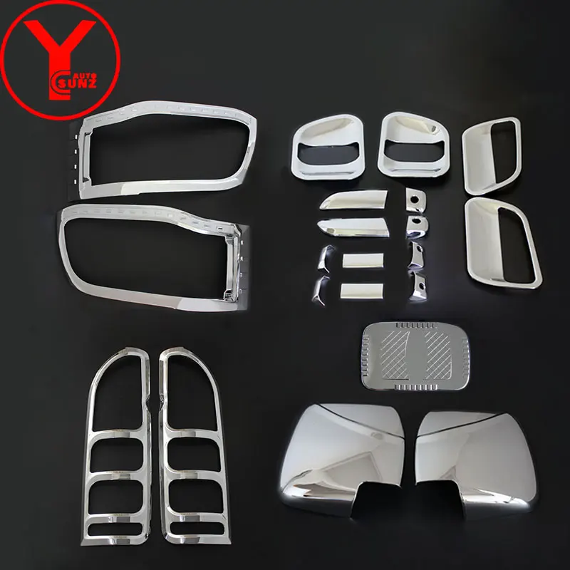 

Комплекты хромированных кузовов YCSUNZ для микроавтобус toyota hiace, 2012, 2013, 2014, 2015, автомобильные аксессуары из АБС-пластика светильник Кая дверная...