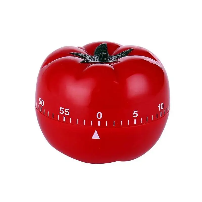 

Hot Sale Tomato Timer Creative Kitchen Mechanical Timer Countdown Timer Reminder Alarm 1-60min 360 Degree Minuterie Timer