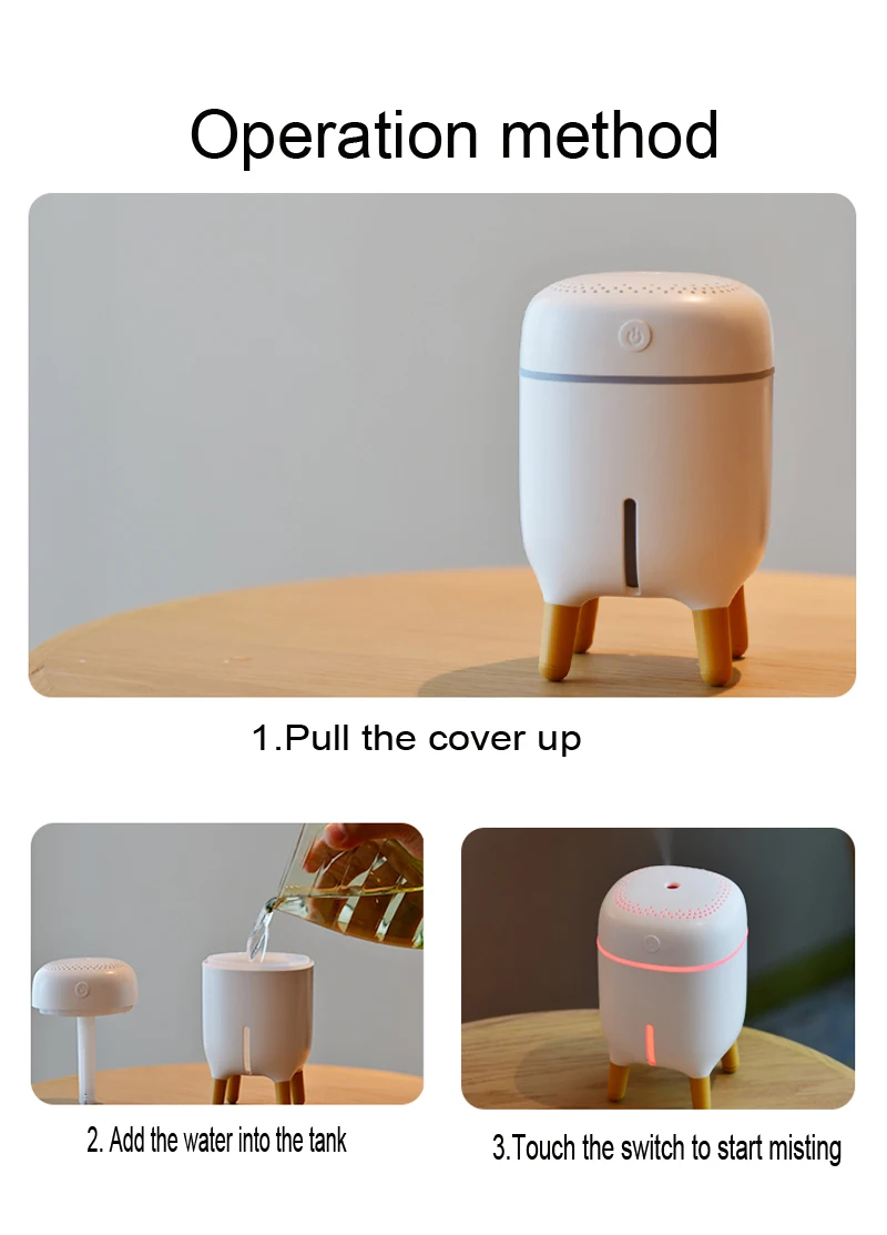 New Aroma Essential Oil Diffuser Shelf Humidifier 240ml Air Purifier LED Night Light USB Mini Fogger Car Air Freshener