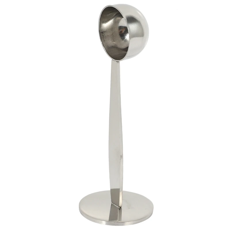 

Espresso Stand Coffee Measure Tamper Spoon Stainless Steel Coffee & Tea Tools Measuring Tamping Scoop 1 Pieces Silver