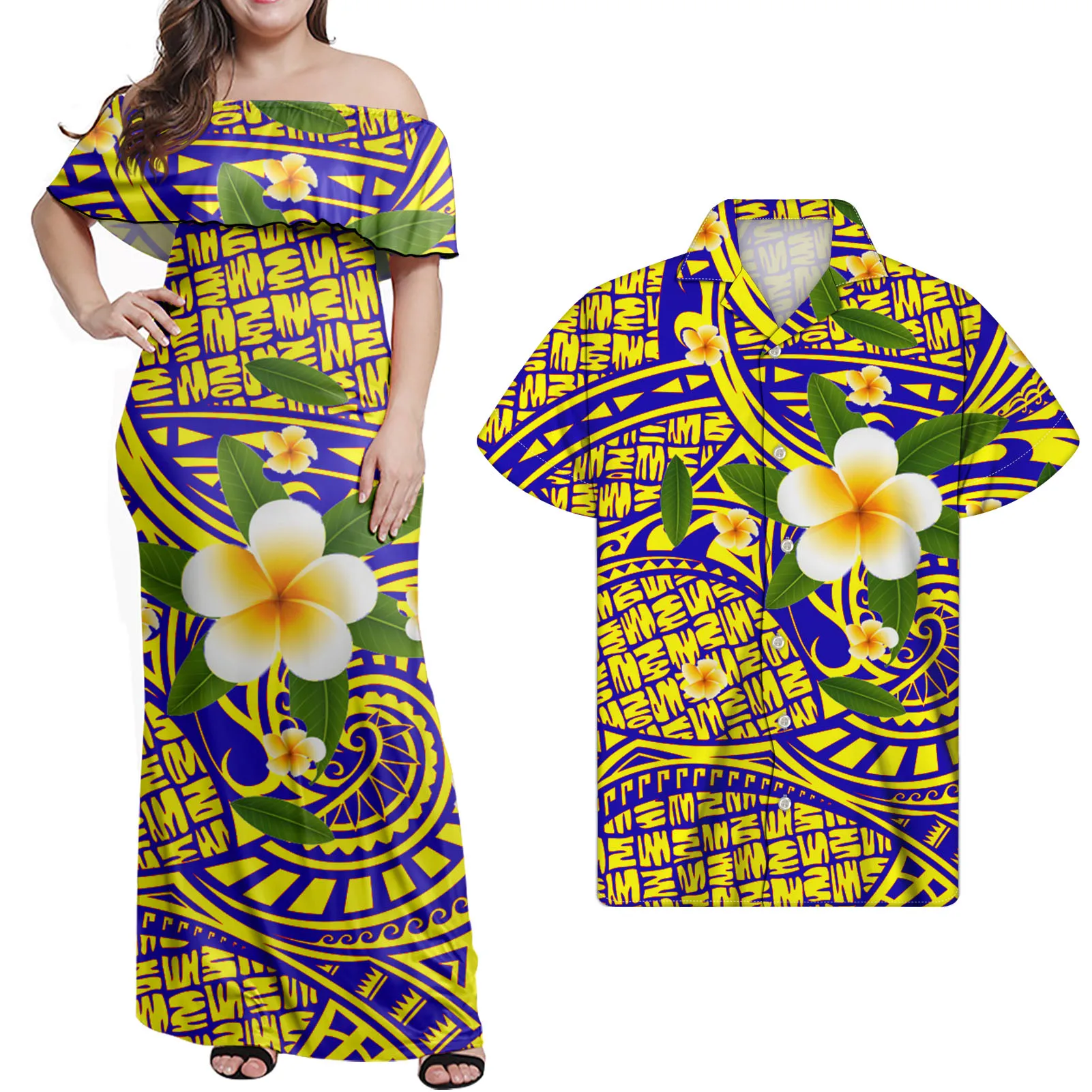 

HYCOOL 2021 Sexy Strapless Evening Party Dress Female Wrapped Chest Polynesian Maxi Dress Long Women Dresses Summer Wholesale