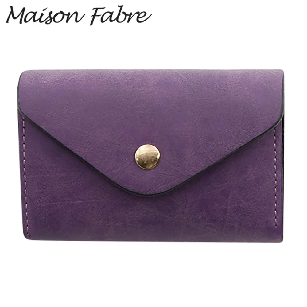 Мужская и женская винтажная кожаная сумка кошелек с отделением для карт