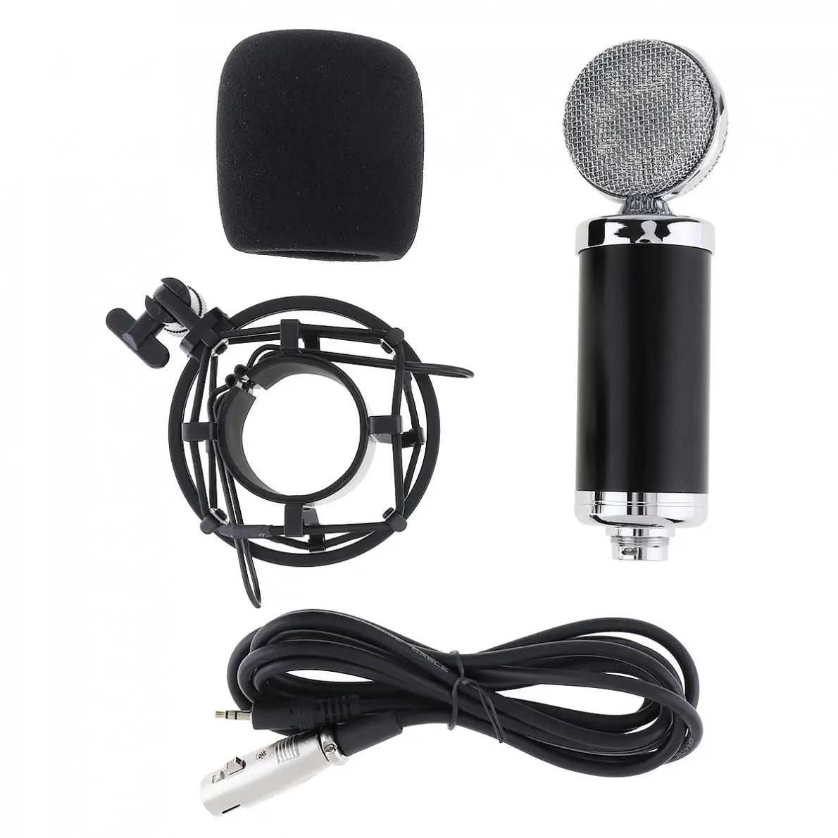 

Professional BM 5000 Condenser Microphone with Circuit Control and Gold-plated Large Diaphragm Head for Studio / KTV