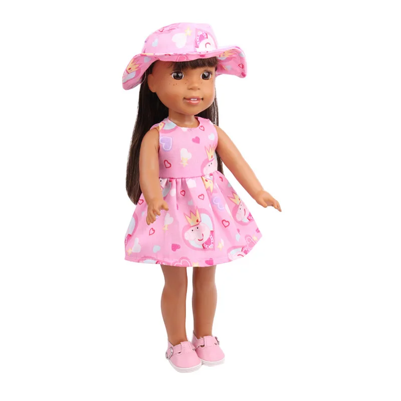 

Wholesale Doll Clothes,Hat + Dress Piggy Suit Fit For American Girl Doll 14 Inch Doll Clothes , Shoes are not included
