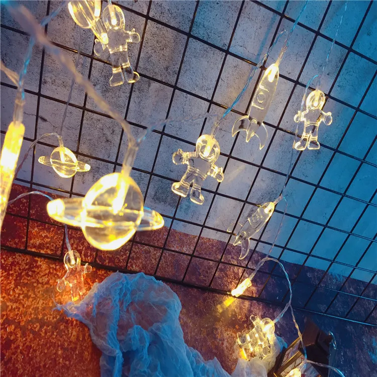 Космонавты и ракеты Марс космический корабль струнный светильник Космос