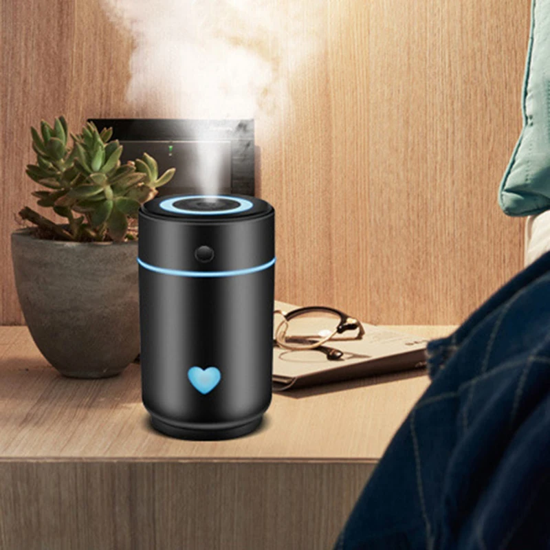 

220Ml Usb Air Humidifier Ultrasonic Aroma Diffuser With Colorful Night Light Nano Mister For Spa Office Car Mist Maker
