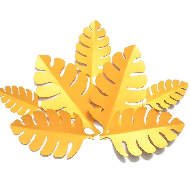 Искусственные цветы сделай сам листья гигантские бумажные декор для свадьбы