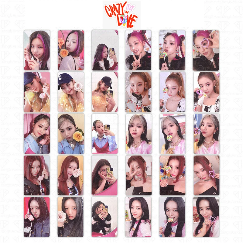 Álbum KPOP ITZY CRAZY IN LOVE, Photocards, Yeji Lia, Ryujin, Chaeryeong, Yuna, tarjetas LOMO individuales, 6 unids/set/set, colección de seguidores de postales P56