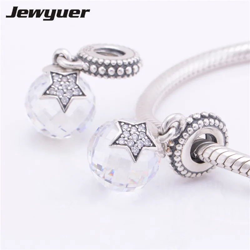 Fit bracelet Diy assessories silver Star charms 925 Sterling jewelry pendants for making wholesale DA106 | Украшения и аксессуары