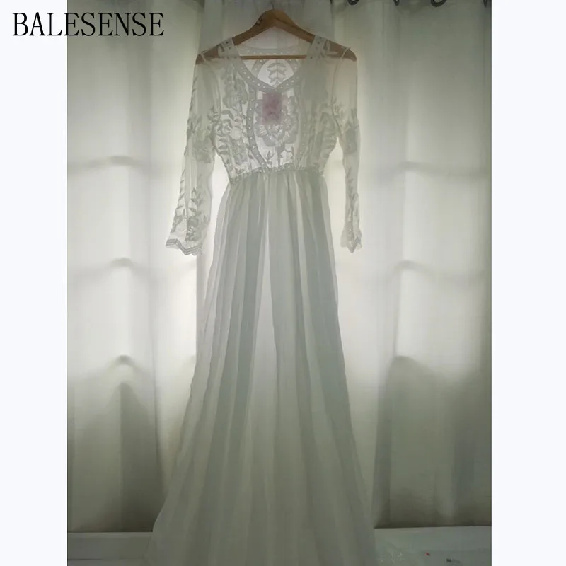 Платье для беременных с длинным рукавом и V образным вырезом|Платья| |