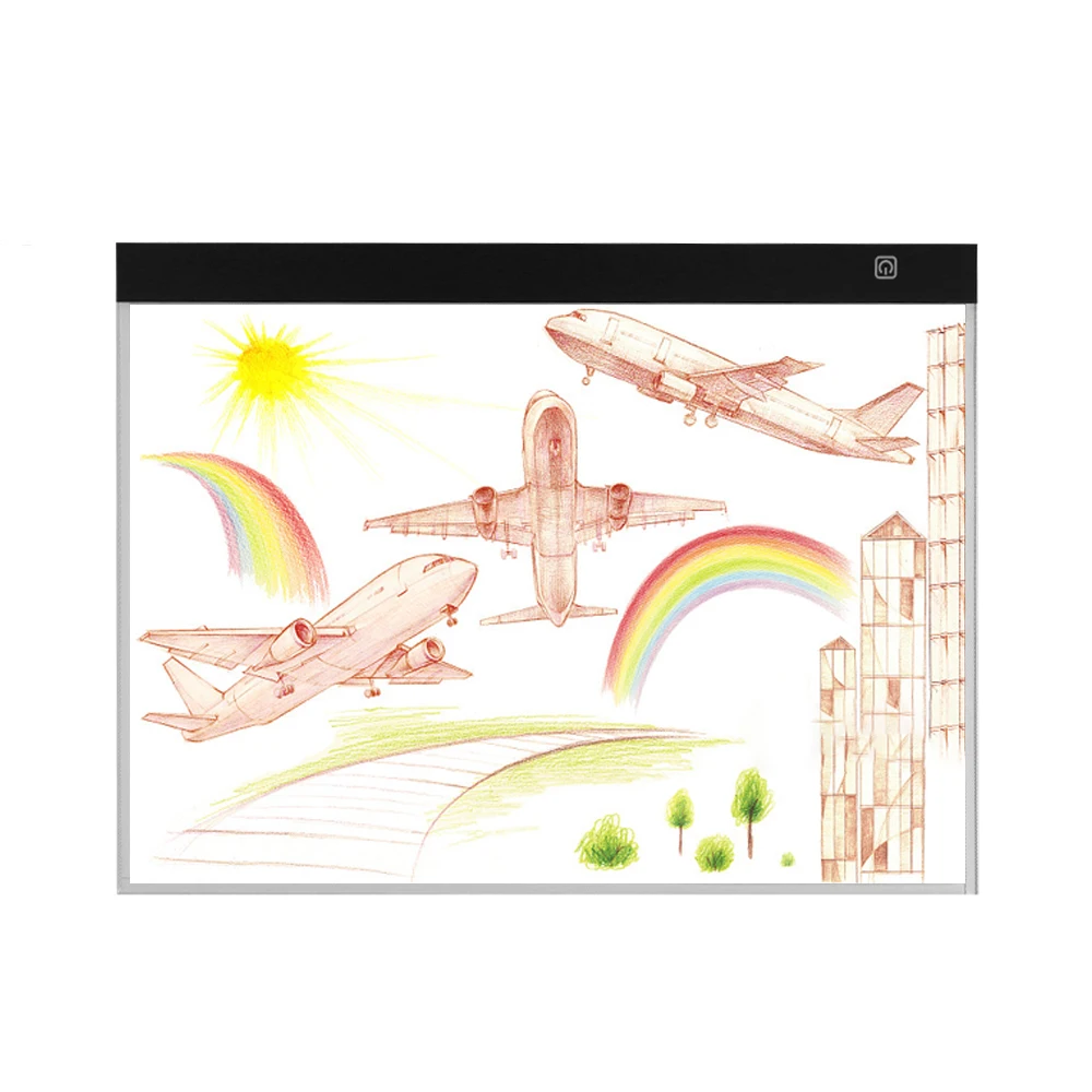 Световой короб со светодиодный Ной подсветкой 3 уровня яркости для художников