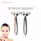 3D роликовый массажер, вращение на 360 градусов, подтяжка кожи, тонкая форма лица, тела, устройство для удаления морщин, массажер для ухода за кожей, инструменты