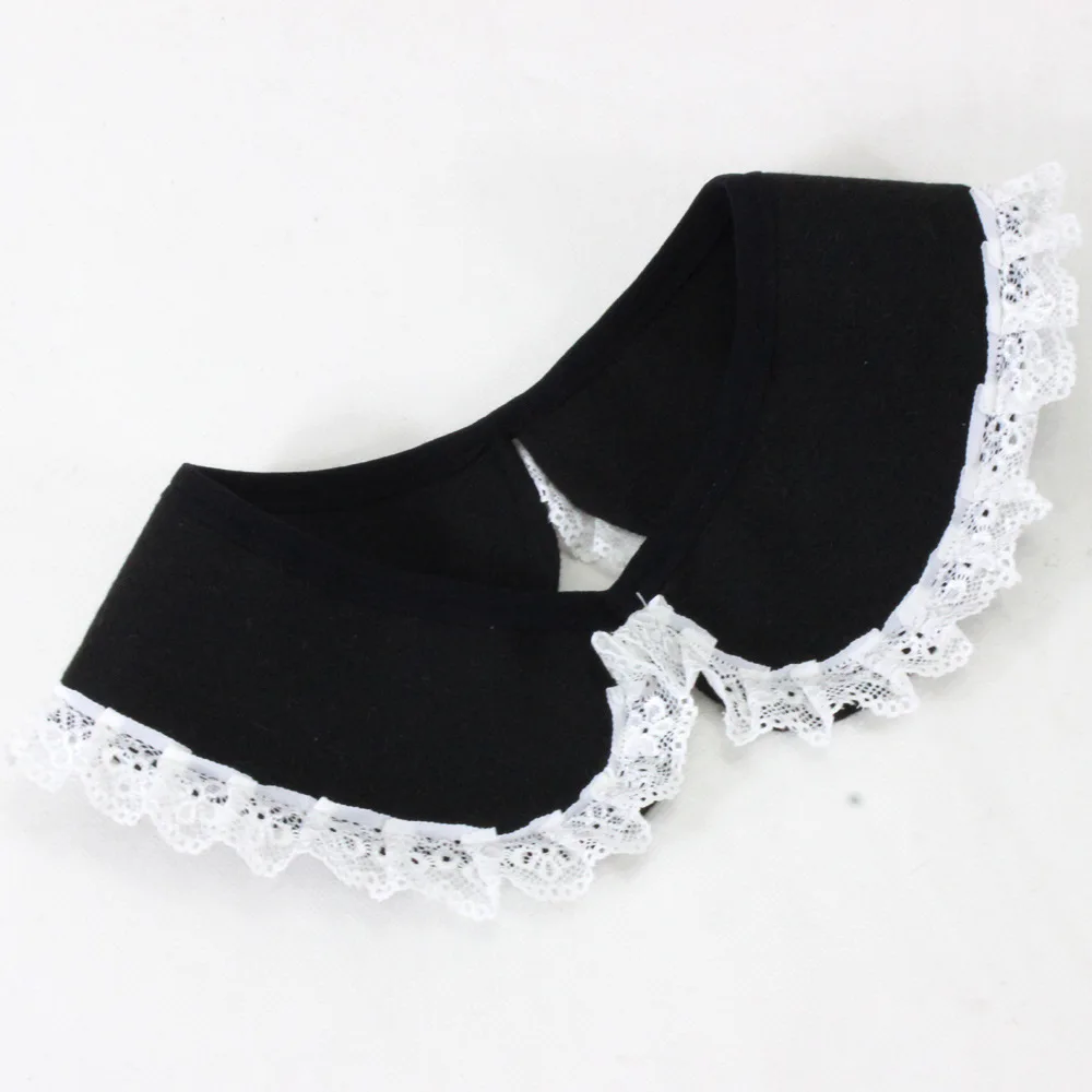 

2021 Lace Floral Fake Collars Shawl for Women Shirt Removable False Collar Half Shirt Blouse Tops Detachable Collars Nep Kraagie