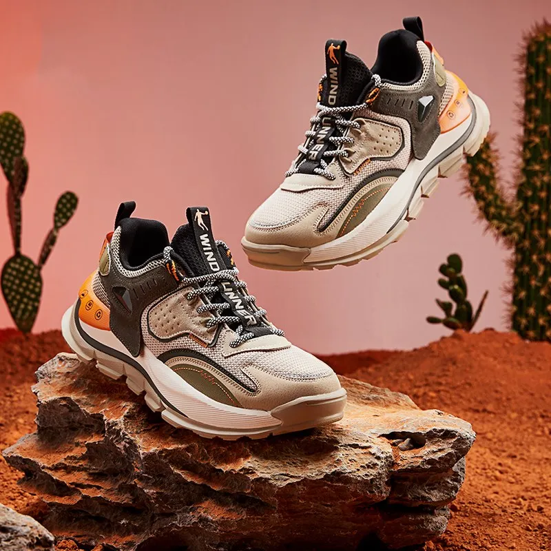 

Sports shoes men's shoes 2021 autumn new running shoes "technology shock-absorbing shoes retro trend running shoes