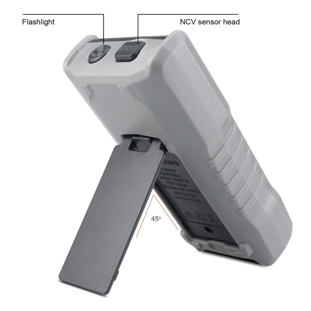 

6000 Count 1000V Digital Multimeter AC DC Auto Range AC/DC Voltmeter Transistor Tester Electrician Measuring Equipment