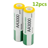 12psclot1 2v aa rechargeable battery high power children toy 3000mah aa rechargeable ni mh battery
