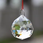 Подвеска в виде рождественской елки, прозрачная, 40 мм, 5 шт.лот