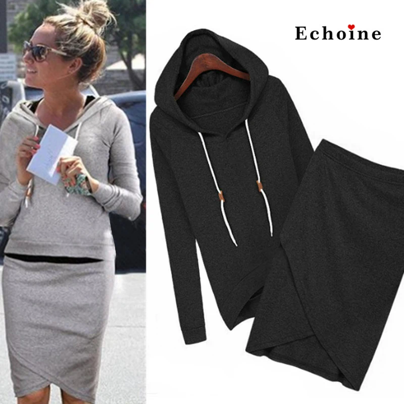Зимние костюмы ecoine женское Мягкое хлопковое пальто теплая толстовка комплект из