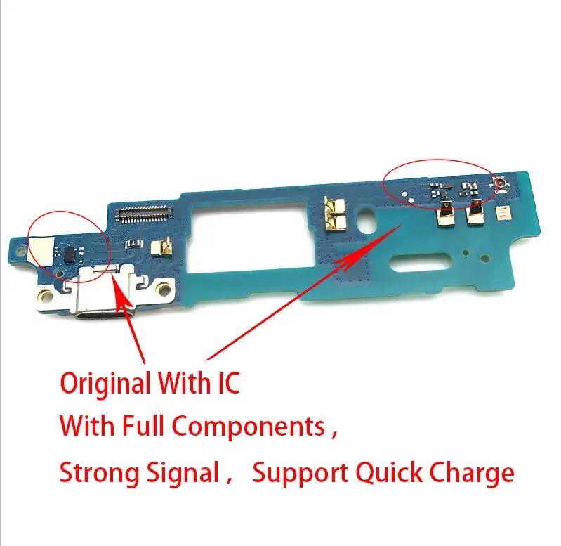 Original Genuine Micro Dock разъем платы для htc Desire 820 usb зарядный порт гибкий кабель, сменные детали - Цвет: Original Genuine