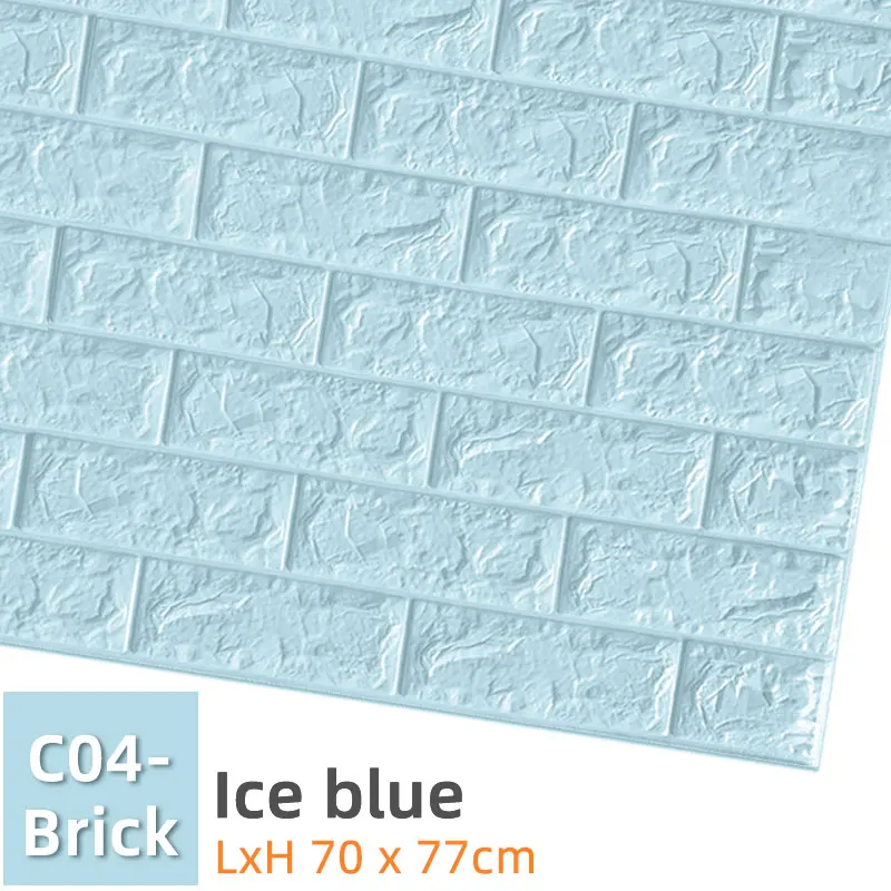 

3D Marble Wall Stickers DIY Waterproof Self-Adhesive Decor Wallpaper Brick Tile Wallpaper For Kids Living Room