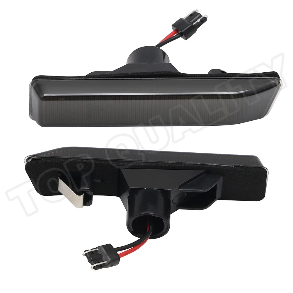 2 шт. динамический последовательных янтарных светодиодный боковой габаритный