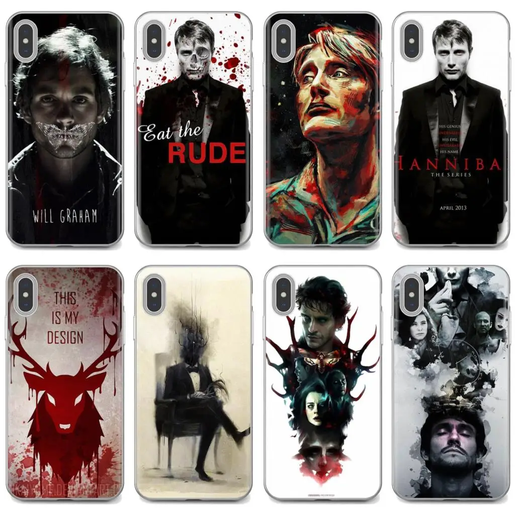 Graham hannibal mads eat the rude телефон Мягкий чехол для iPhone iPod Touch 11 12 Pro 4 4S 5 5S SE 5C 6 6S 7 8 X XR XS Plus Max
