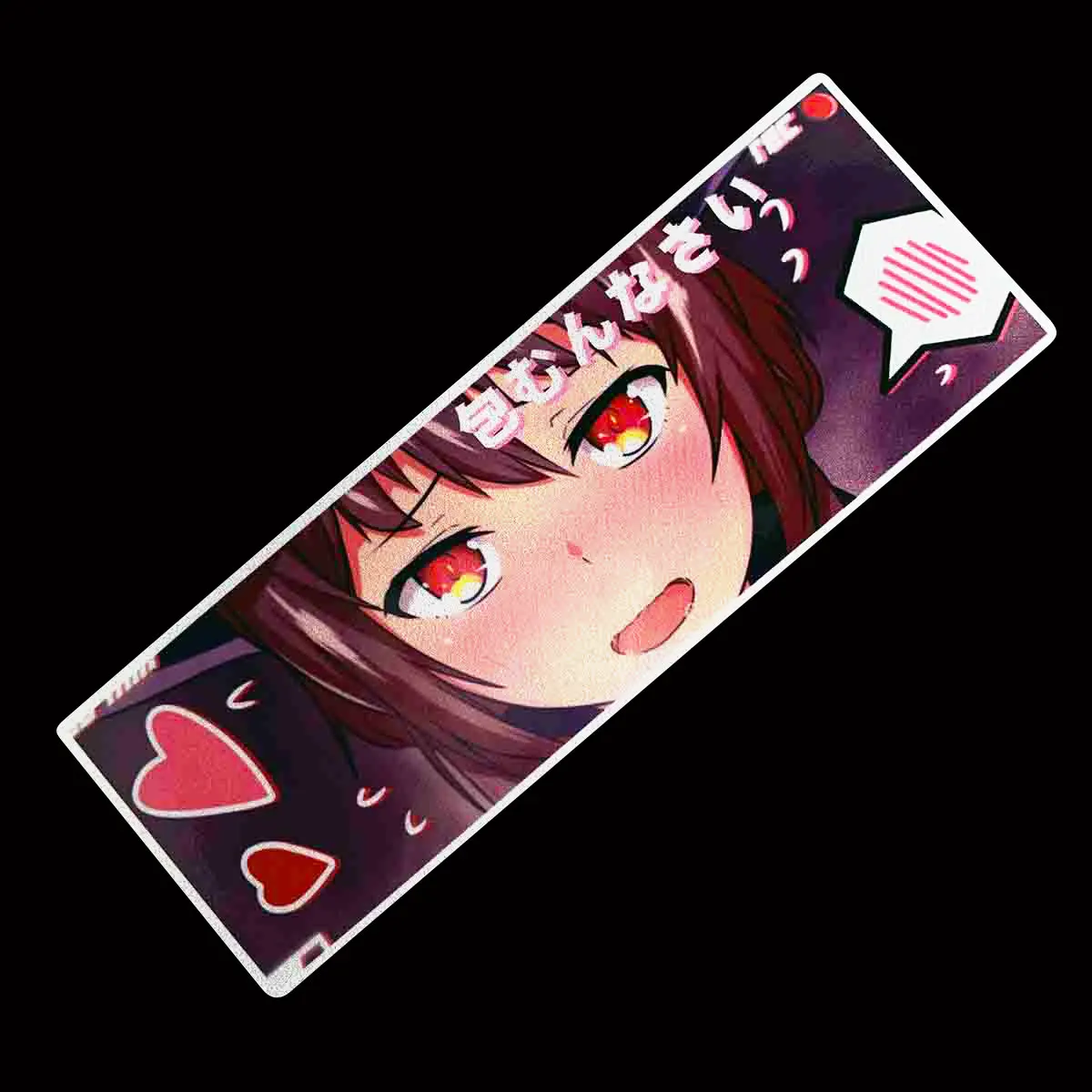 

Сердце глаза светоотражающие JDM аниме стайлинга автомобилей авто заднее стекло окна заднее стекло Корпус Стикеры длиной 20 см