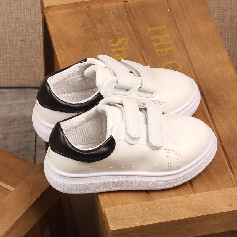 School Student White Kids Shoes for Girl Baby Boy Flat Causal Running Toddler Classic Children Sneakers Boys C12191 | Детская одежда и