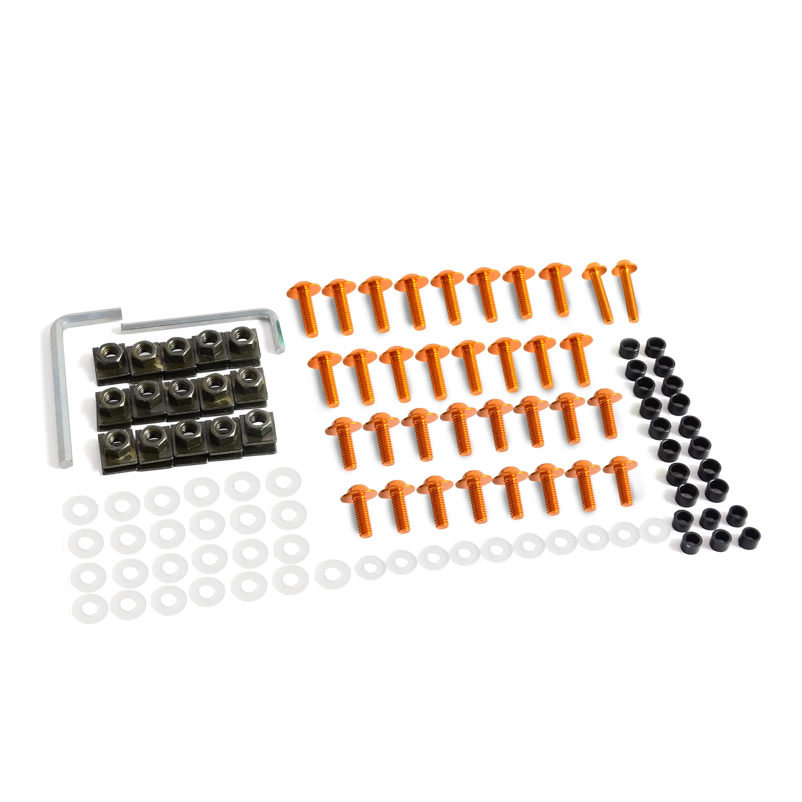 108 шт. обтекатель мотоцикла Болт крепеж зажим винт нейлоновые прокладки гаечный