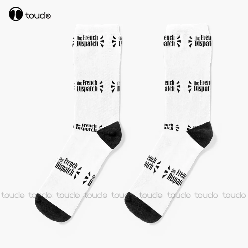 

The French Dispatch Socks White Long Socks Personalized Custom Unisex Adult Teen Youth Socks Christmas Fashion New Year Gift
