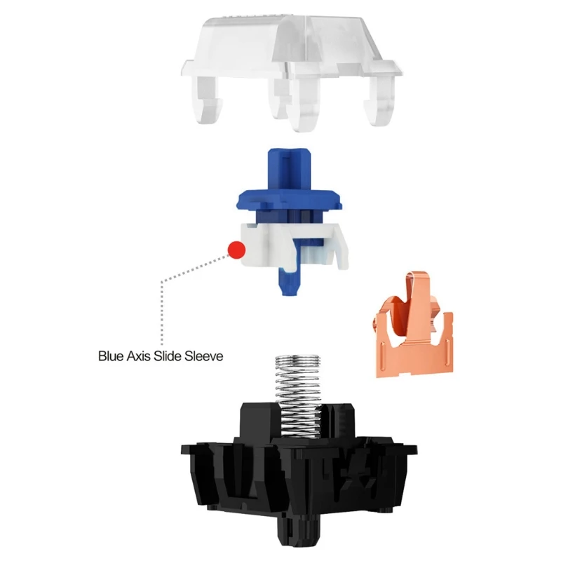 

KS 15 Gateron Optical Axis Mechanical Keyboard Replacement Axis SK61 /SK64 /X-bow Nature Knight Gateron Optical Switches